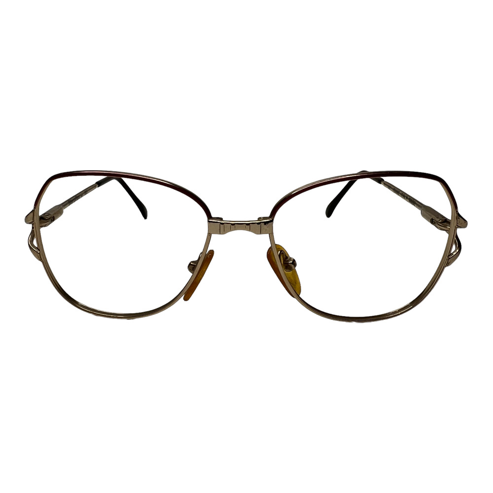 Sferoflex 108/62 Eyeglasses‎ Frames Silver Aviators Full Wire Rim 56-17 H3574